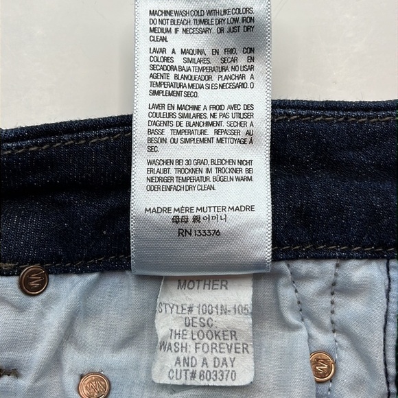 Mother Jeans The Looker Mid Rise Skinny Size 26 - Picture 12 of 16